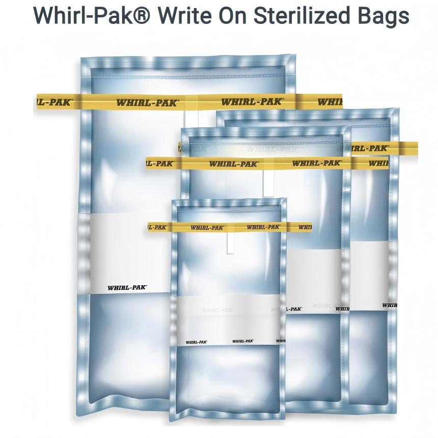 美国原装进口NASCO无菌采样袋(带书写面)Whirl-Pak® Write On Sterilized Bags 美国原装进口NASCO无菌采样袋(带书写面)Whirl-Pak® Write On Sterilized Bags