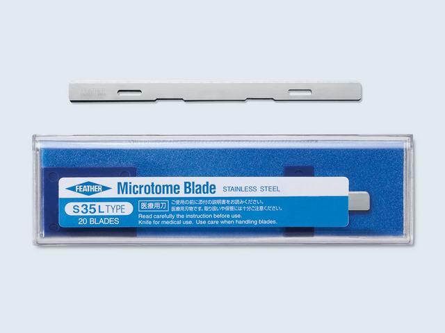 原装进口日本Feather羽毛S35L病理切片一次性刀片(加长型)Feather Disposable Microtome S35L Blades 原装进口日本Feather羽毛S35L病理切片一次性刀片(加长型)Feather Disposable Microtome S35L Blades